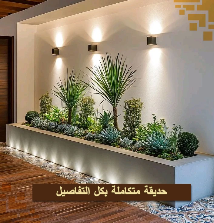 ديكورات حدائق