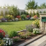 تنسيق حدائق بنظام الري الأوتوماتيكي